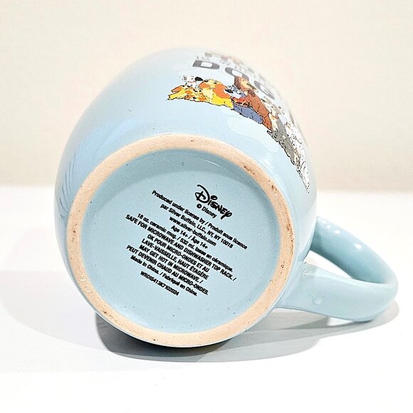 Disney Dogs Mug Home Is Where Your Dog Is Collectable Cup Blue 18 OZ - Picture 6 of 6